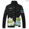 Pokemon Card (Holographic) Denim Jacket Custom Collectible