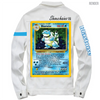 Pokemon Card (Holographic) Denim Jacket Custom Collectible