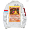 Pokemon Card (Holographic) Denim Jacket Custom Collectible