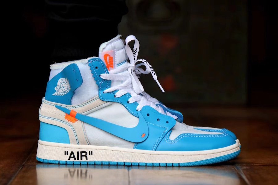 Off-White Jordan 1 Low UNC Custom – KICKSBYN8