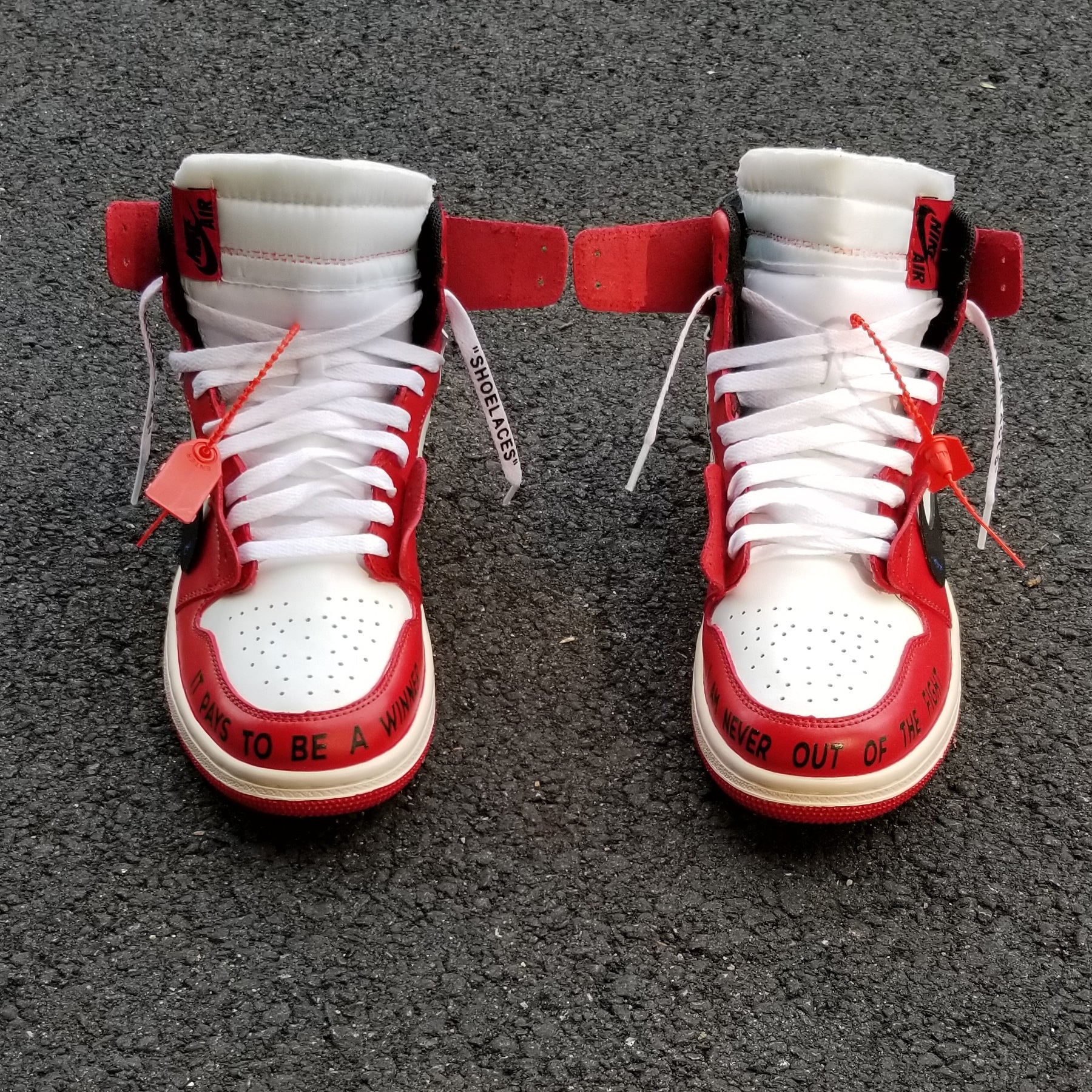 Off-White Jordan 1 Custom – Le Shoechainz